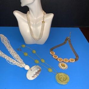 Costume jewelry necklaces